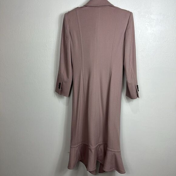 YVES SAINT LAURENT RIVE GAUCHE Vintage 2003 Ruffle Coat Size XS - Picture 8 of 14